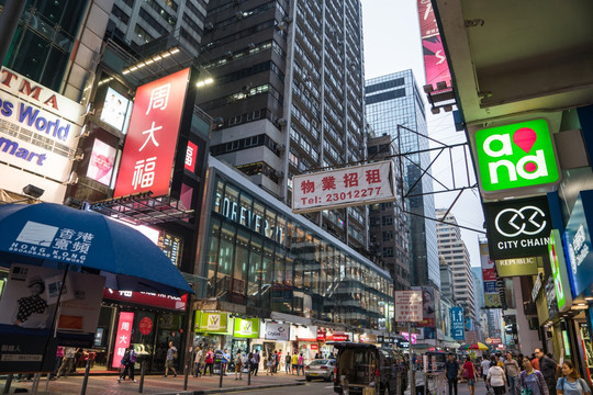 香港旺角街景