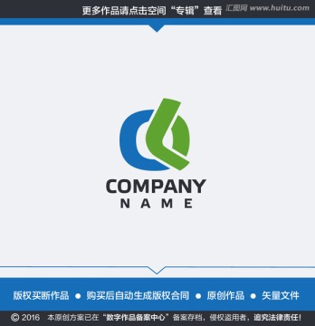 CK字母 商貿(mào)公司LOGO
