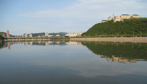 本溪太子河 明山区风光