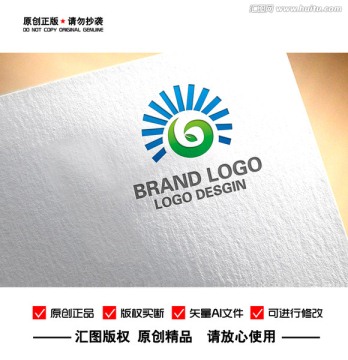 凤凰 绿叶 太阳能LOGO