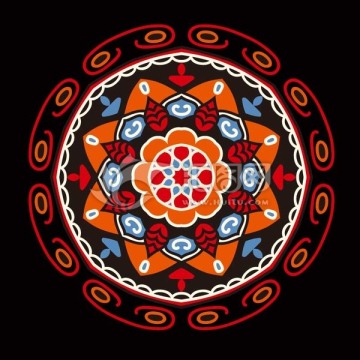 原創(chuàng)花紋圓形