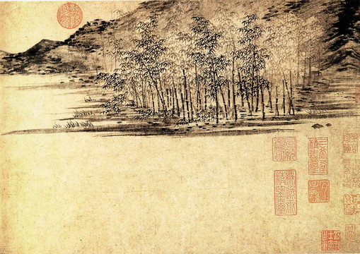 張渥 竹西草堂圖