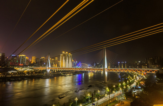 重庆夜景全景