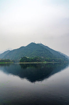 建德江雾景