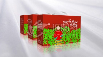 阿克蘇糖心蘋果包裝（平面圖）