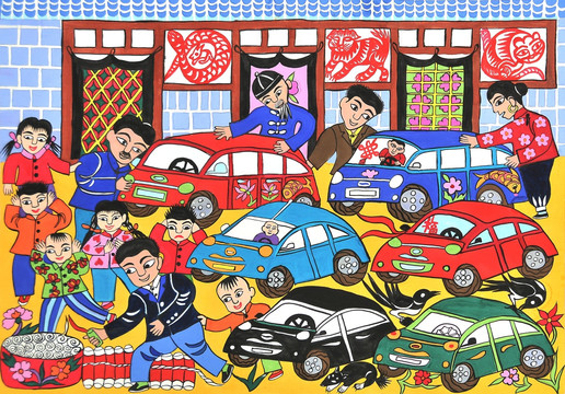 農家迎新車 原圖不分層