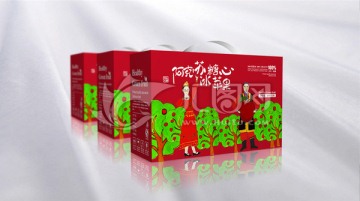 阿克蘇蘋(píng)果包裝（平面圖）