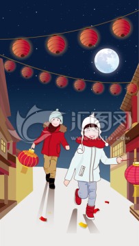 除夕夜H5畫面