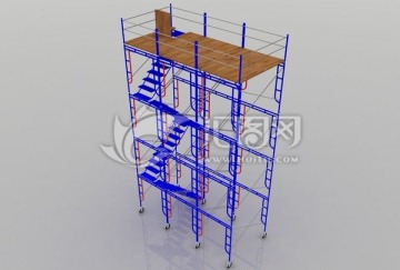 钢管脚手架作业平台模型设计
