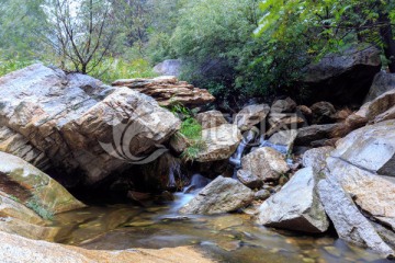 北京密云黑龙潭风景小溪