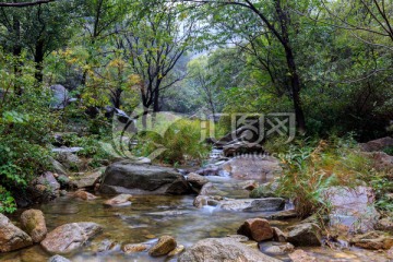 北京密云黑龙潭风景小溪