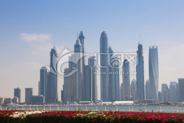 迪拜城市建筑 迪拜建筑 迪拜风