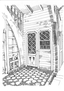 亞道古魯布水上餐廳門廊