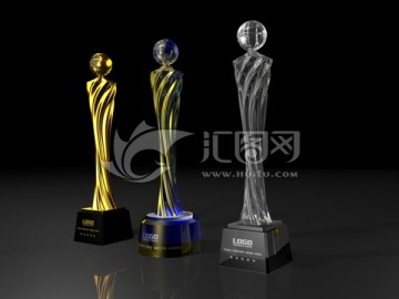 時(shí)尚獎(jiǎng)杯 水晶獎(jiǎng)杯 琉璃獎(jiǎng)杯