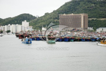 海南三亚渔港