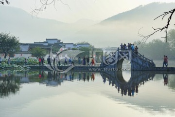 宏村画桥风光