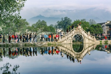 宏村画桥风光