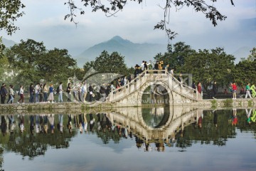 宏村画桥风光