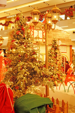 圣诞树高清 圣诞节装饰布置
