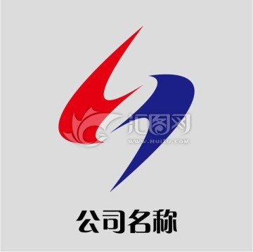 閃電標志設計