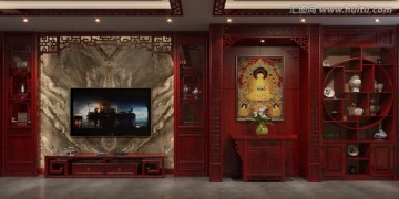中式電視柜