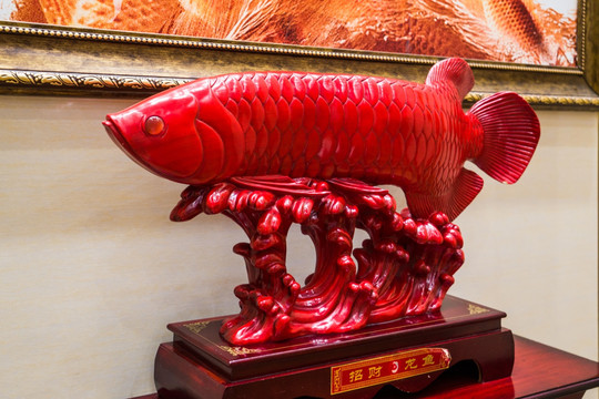 金龙鱼雕塑