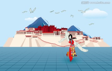 矢量布達(dá)拉宮