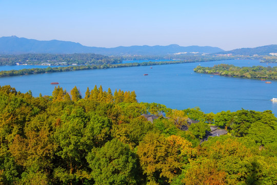 杭州西湖风光