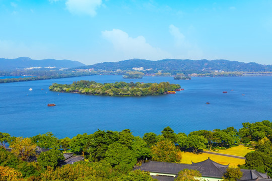 杭州西湖風光