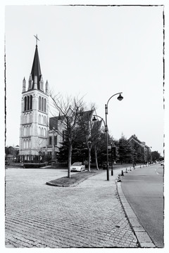 老教堂 上海老照片