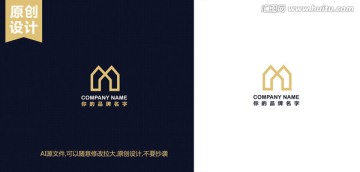 房地产logo 字母m