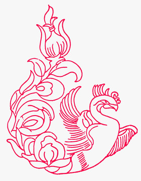 中國(guó)鳳紋紋飾