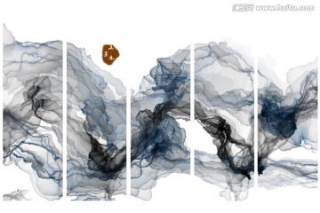 水墨抽象畫