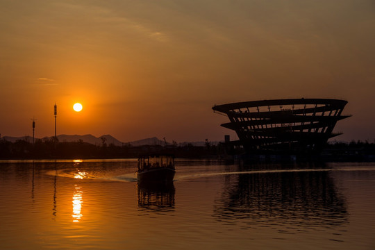 梅溪湖夕阳