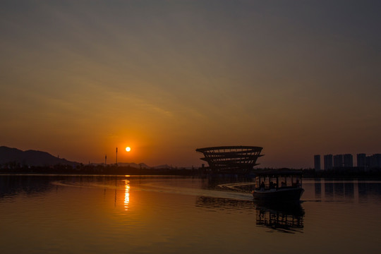 梅溪湖夕阳