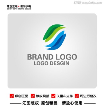 抽象动感logo