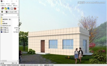 門衛(wèi)室3d模型效果圖