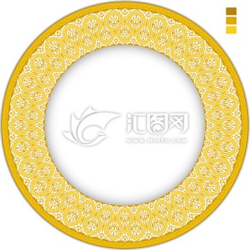 浮雕金花邊 陶瓷圓盤花面 內(nèi)有