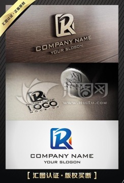 R字母LOGO设计