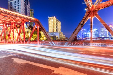 上海外白渡桥夜景