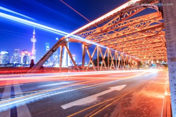 上海外白渡桥夜景