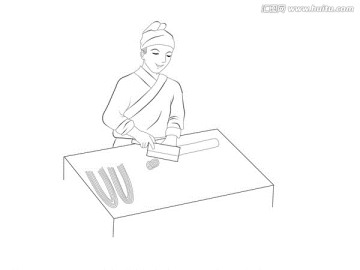 手搟面