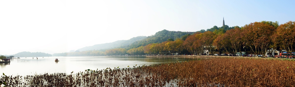 西湖全景 西湖巨幅