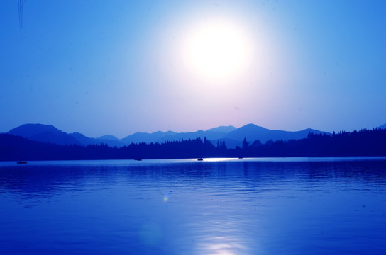 蓝色西湖 西湖山水