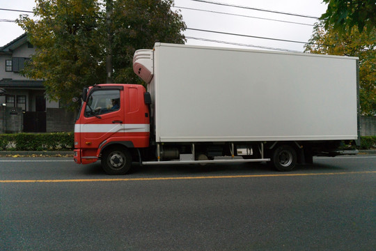 送货卡车 冷柜车