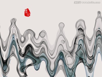 抽象意境水墨 禪意水墨