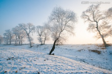 雾凇雪景