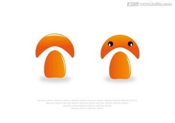 蘑菇卡通圖標(biāo)設(shè)計