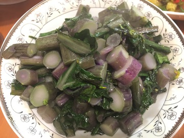 素炒红菜苔 美食 餐饮