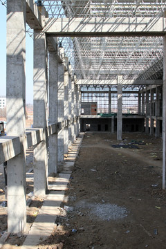 建设中的丹东机场航站楼